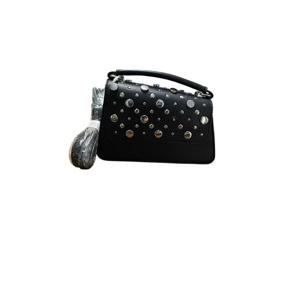 Skinny Dip London Studded Small Handbag Convertible Crossbody 8"x5"  Magnetic - Picture 4 of 11